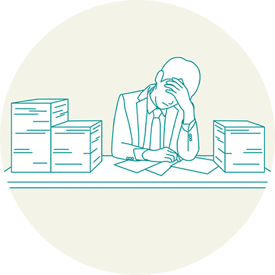 利用者さんの過去記録、どこにあるの！